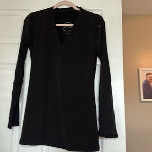 Women’s black INC top